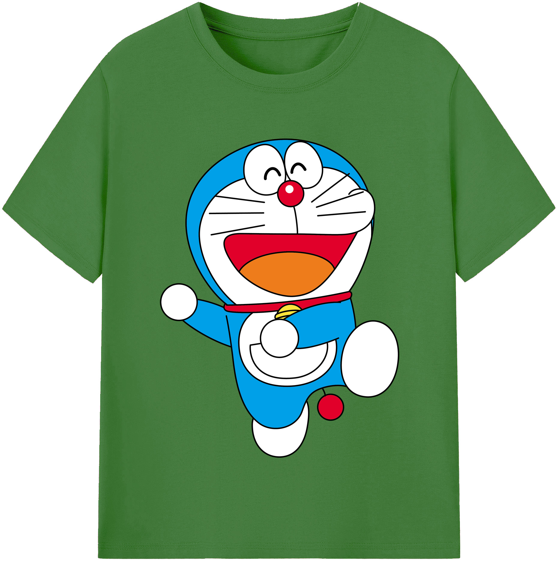 （画像用） ドラえもん Doraemon レディースカジュアルプリントTシャツ（綿100％）